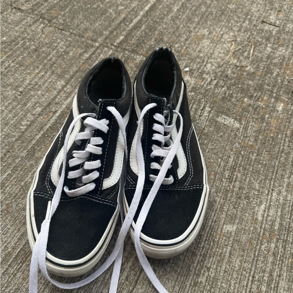 Vans Black and White Old Skool Sneakers
